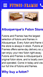 Mobile Screenshot of futonsandframesalbuquerque.com