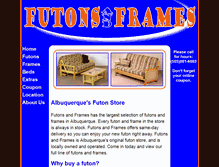 Tablet Screenshot of futonsandframesalbuquerque.com